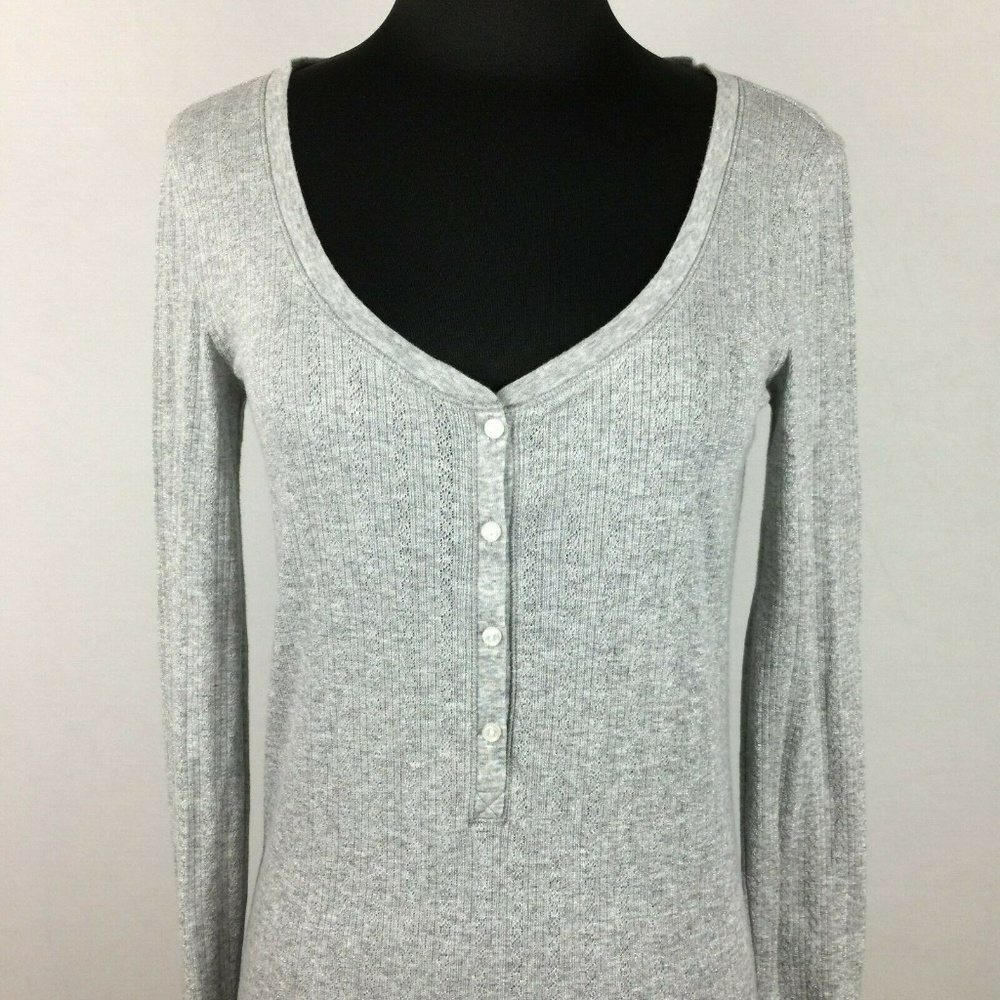 Victoria’s Secret S Metallic Partial Button Front… - image 2